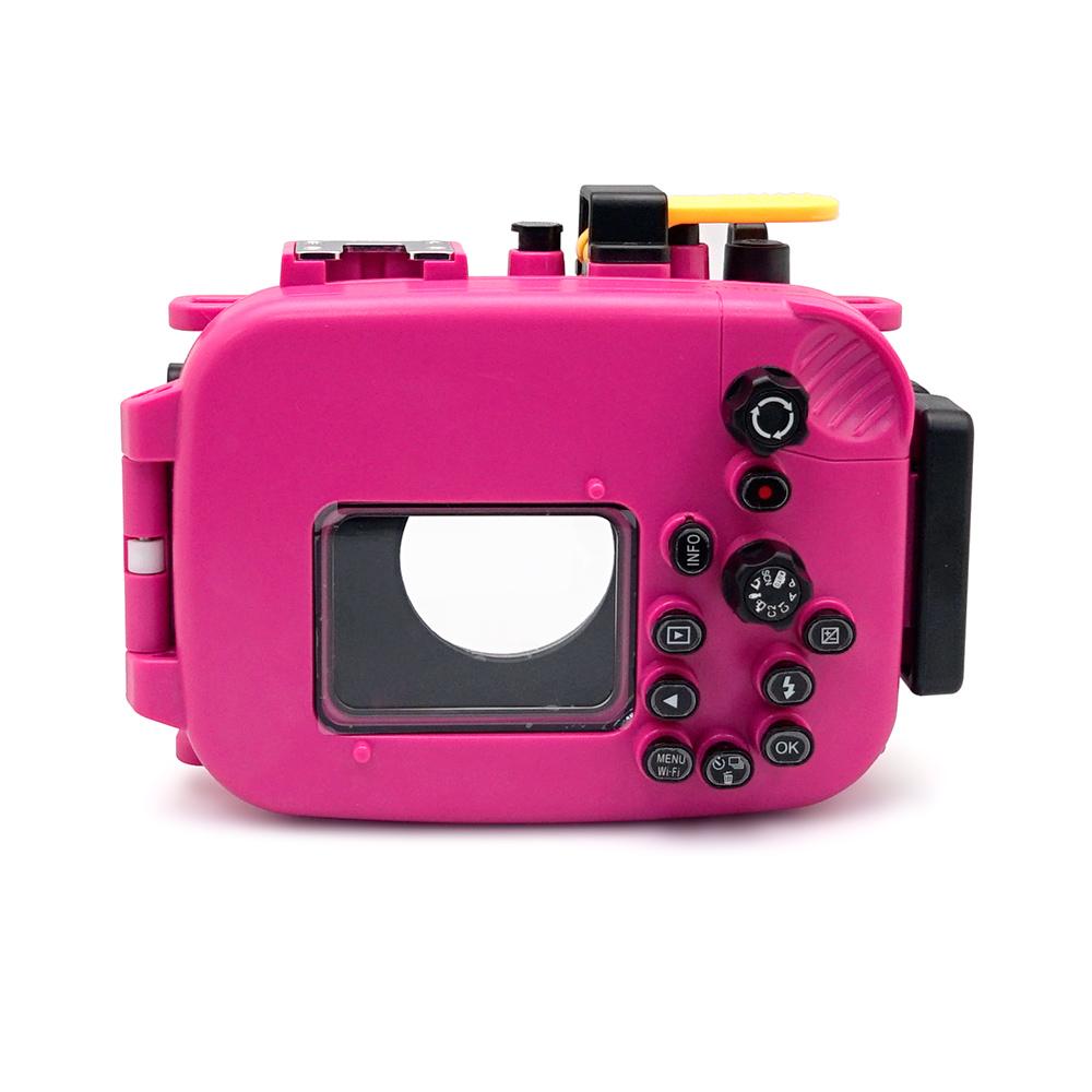 Olympus TG-5 60m/195ft SeaFrogs Underwater Camera Housing (Pink) - A6XXX SALTED LINE