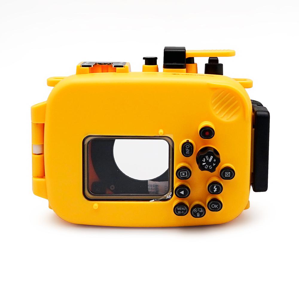 Olympus TG-3 / TG-4 60m/195ft SeaFrogs Underwater Camera Housing (Yellow) - A6XXX SALTED LINE