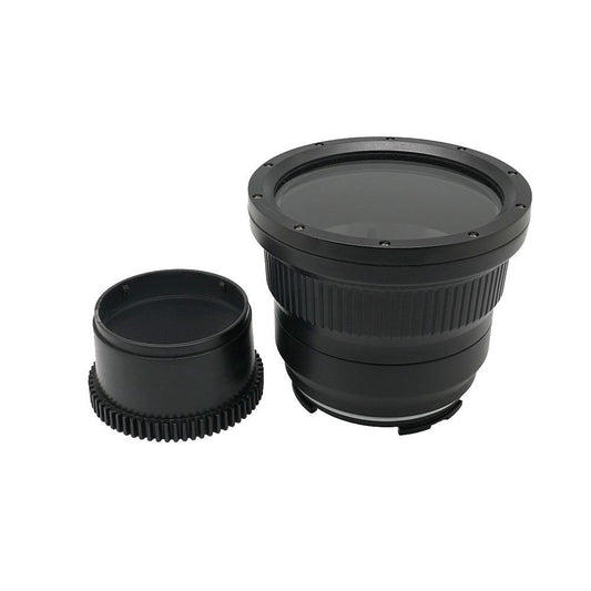 Flat long port for A6xxx series Salted Line (18-105mm & 18-135mm and Sigma 16mm lenses) UW housing - Zoom gear (18-135mm) Included - A6XXX SALTED LINE