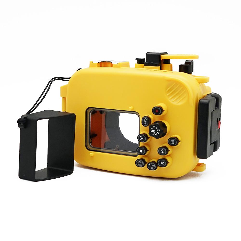 Olympus TG-3 / TG-4 60m/195ft SeaFrogs Underwater Camera Housing (Yellow) - A6XXX SALTED LINE