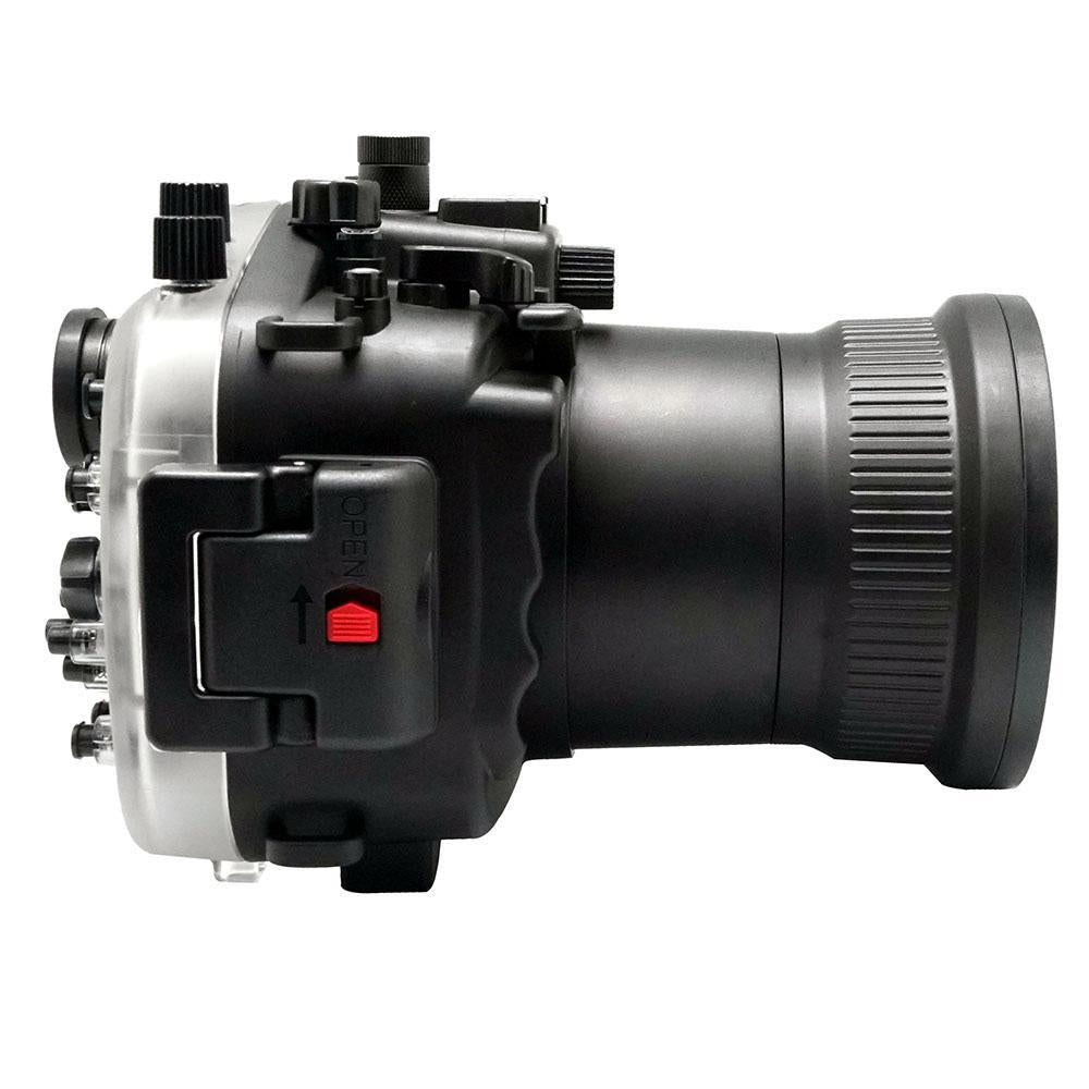 Sony A7R III V.2 Series 40M/130FT Underwater camera housing (Including Flat Long port) Focus gear for FE 90mm / Sigma 35mm included - A6XXX SALTED LINE