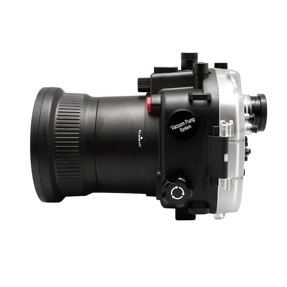 Sony A7 III V.2 Series 40M/130FT Underwater camera housing (Including Flat Long port) Focus gear for FE 90mm / Sigma 35mm included - A6XXX SALTED LINE