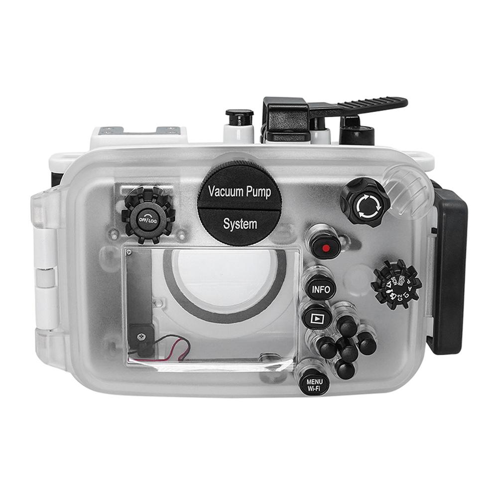 Olympus TG-6 60m/195ft SeaFrogs Underwater Camera Housing (White) - A6XXX SALTED LINE