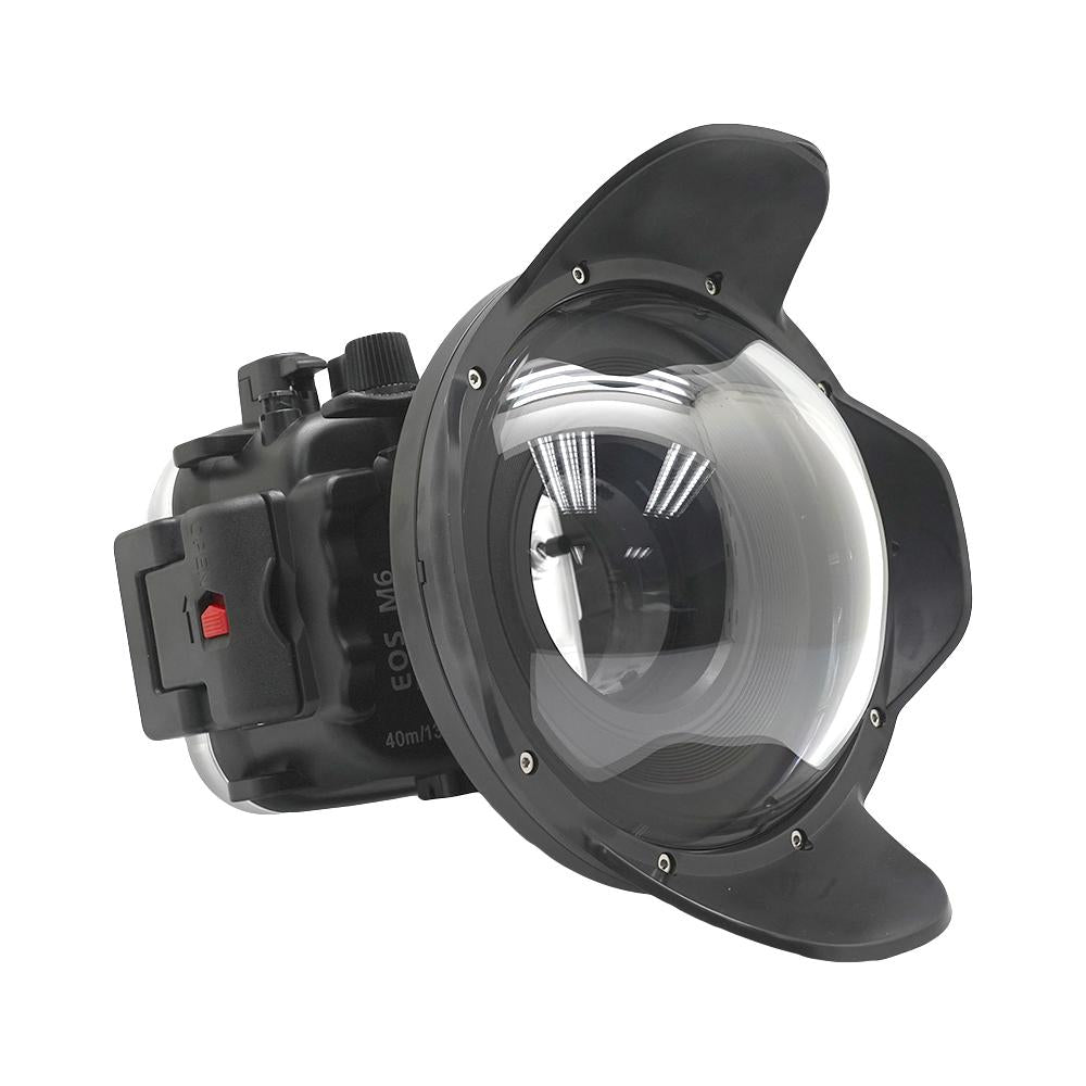 Canon EOS M6 40m/130ft Underwater Camera Housing with Dry dome port - A6XXX SALTED LINE