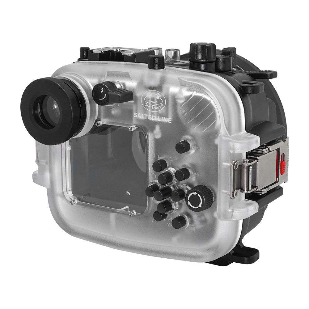 60M/195FT Waterproof housing for Sony RX1xx series Salted Line (Black) - A6XXX SALTED LINE