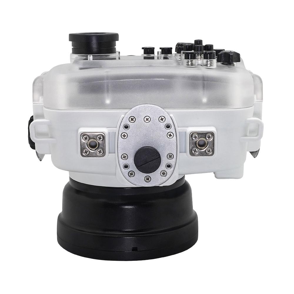 SeaFrogs 60M/195FT Waterproof housing for Sony A6xxx series Salted Line with 4" Dry Dome Port (White) - A6XXX SALTED LINE