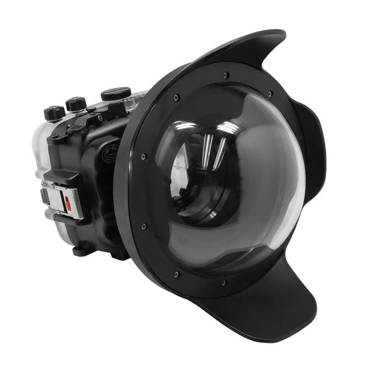 Sea Frogs 60M/195FT Waterproof housing for Sony A6xxx series Salted Line with 8" Dry dome port / GEN 3