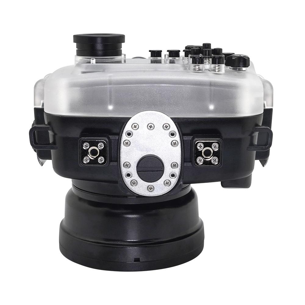 SeaFrogs 60M/195FT Waterproof housing for Sony A6xxx series Salted Line with 55-210mm lens port / GEN 3