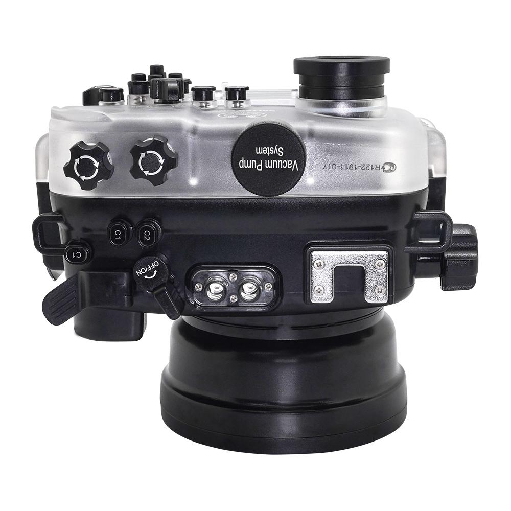 SeaFrogs 60M/195FT Waterproof housing for Sony A6xxx series Salted Line - A6XXX SALTED LINE