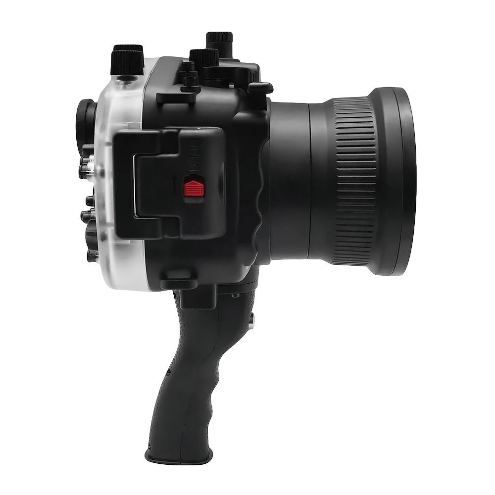 Sony A7 II NG V.2 Series 40M/130FT Underwater camera housing with pistol grip (Standard port) Black