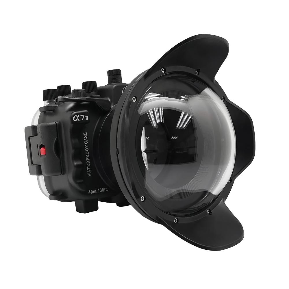 Sony A7 II NG V.2 Series UW camera housing with 6" Dome port (Including Standard port) Black