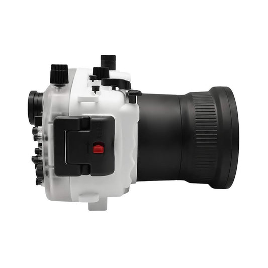 Sony A7 II NG V.2 Series 40M/130FT Underwater camera housing (Long port) White