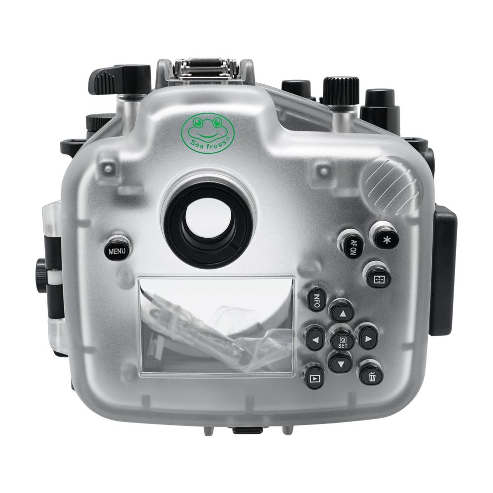 SeaFrogs 40m/130ft Underwater camera housing for Canon EOS R kit with 6" Dry Dome Port V.13