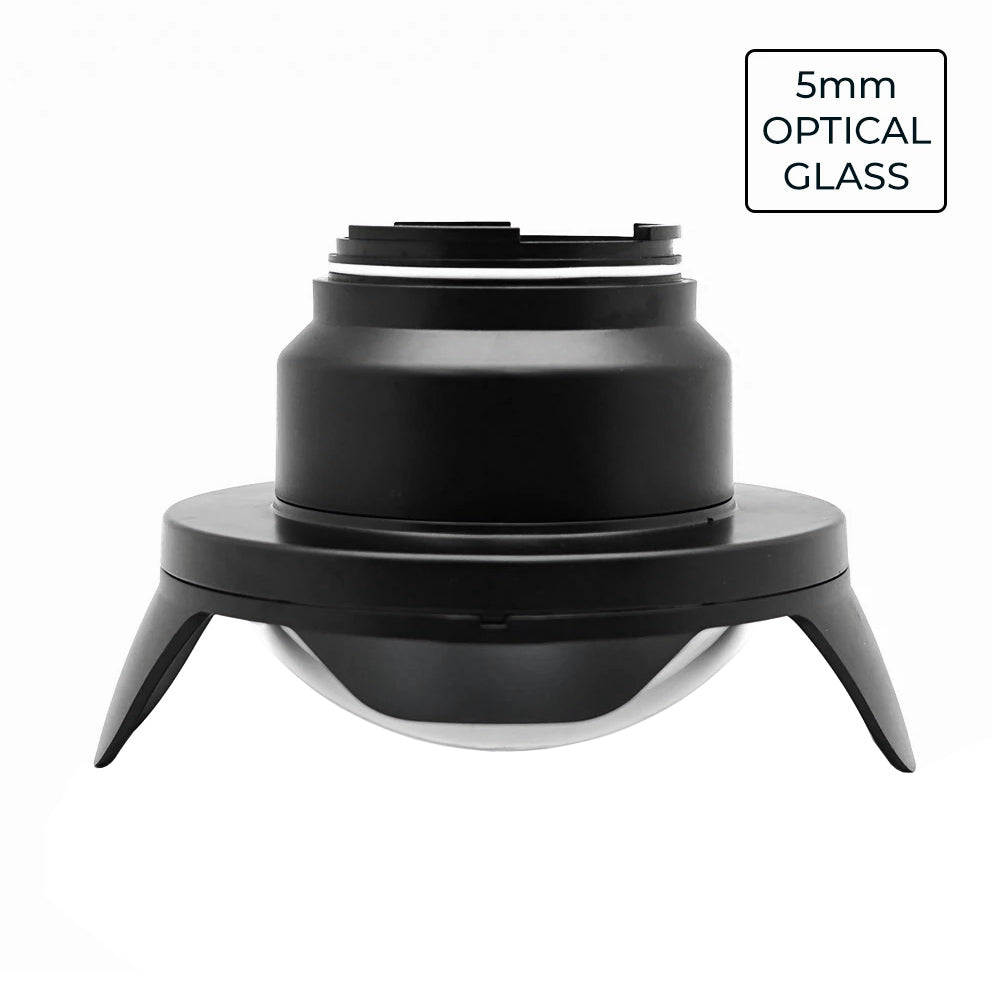 6" Optical Glass Dry Dome Port for Meikon & SeaFrogs Mirrorless Housings V.5 40M/130FT
