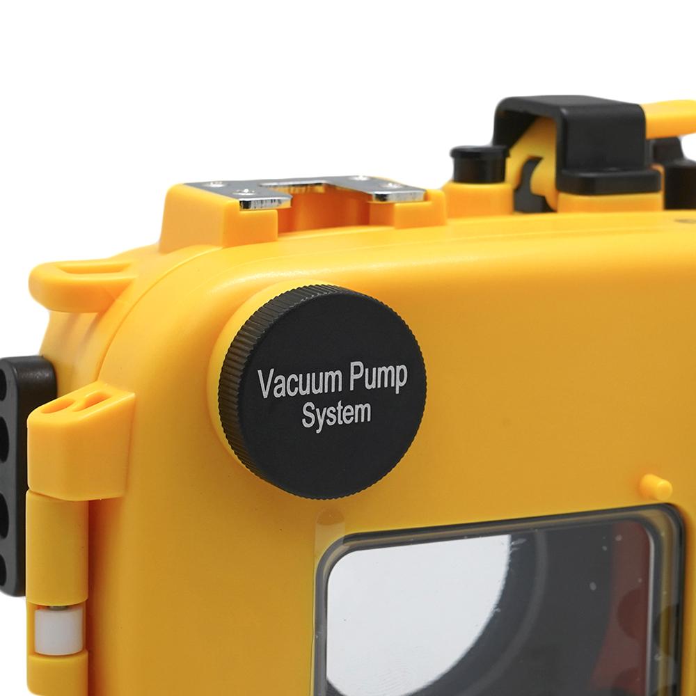 Olympus TG-5 60m/195ft SeaFrogs Underwater Camera Housing (Yellow) - A6XXX SALTED LINE